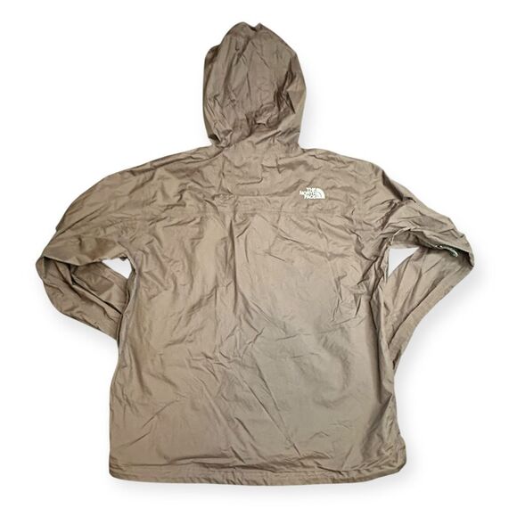 THE NORTH FACE Men’s Brown HyVent Waterproof Hooded Rain Jacket Size Medium - Picture 2 of 5